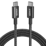 Anker 333 Câble USB-C vers USB-C 100W (3 Ft, tressés) - Noir