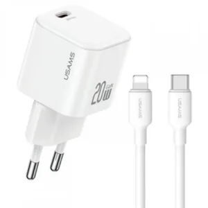 Usams charger 20w with cable type-c to lithning