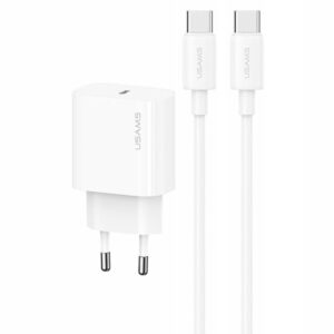 Chargeur rapide 20W T65 + Câble USB Type-C vers USB Type-C Usams