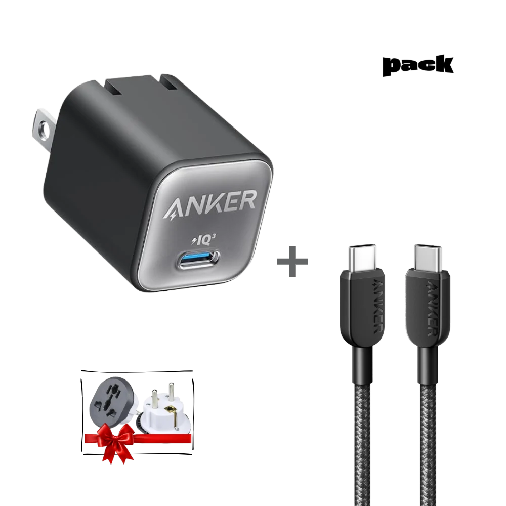 pack anker type-C + anker 30w