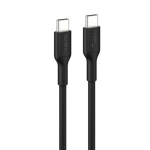 Belkin USB-C to USB-C Cable 60W, 3.3ft/1m, Black